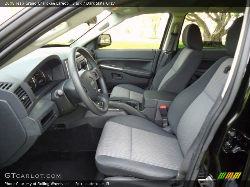 Black / Dark Slate Gray 2008 Jeep Grand Cherokee Laredo