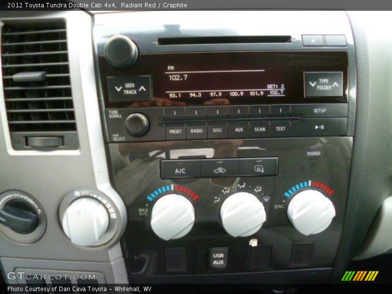Radiant Red / Graphite 2012 Toyota Tundra Double Cab 4x4