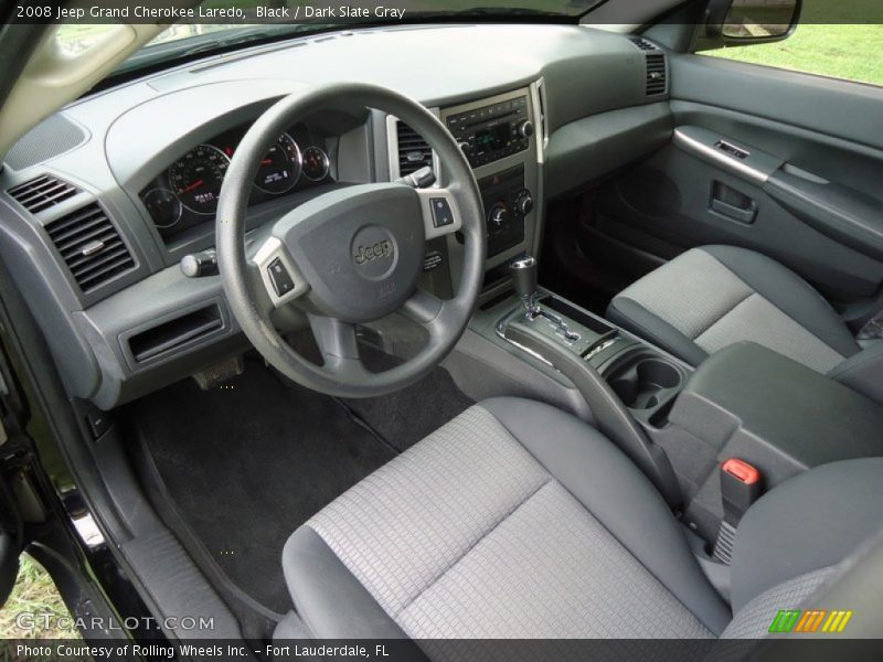 Black / Dark Slate Gray 2008 Jeep Grand Cherokee Laredo