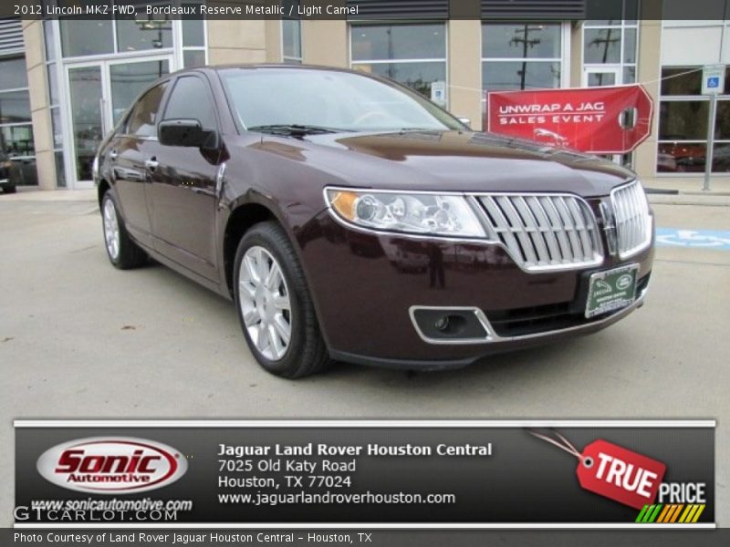 Bordeaux Reserve Metallic / Light Camel 2012 Lincoln MKZ FWD