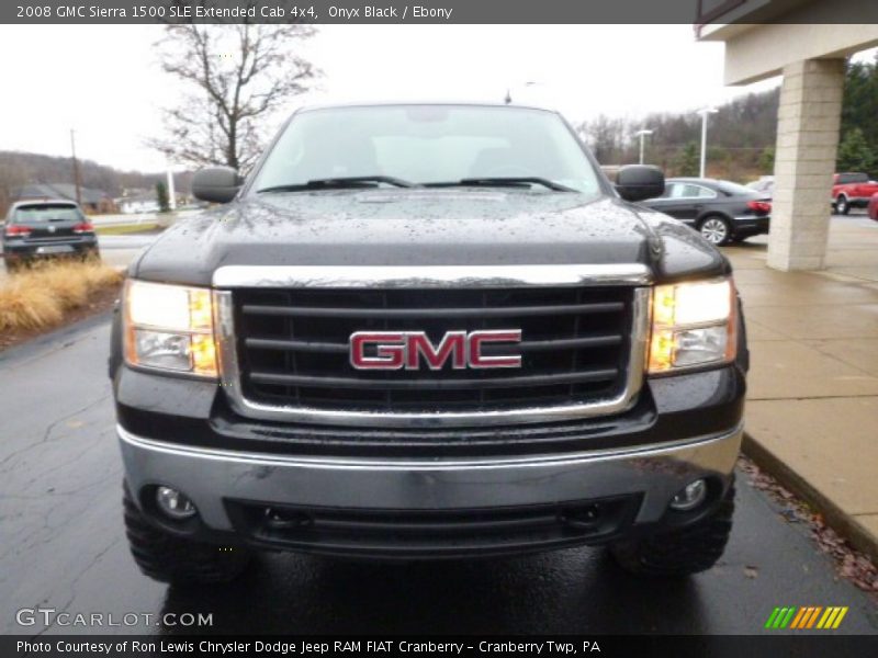 Onyx Black / Ebony 2008 GMC Sierra 1500 SLE Extended Cab 4x4