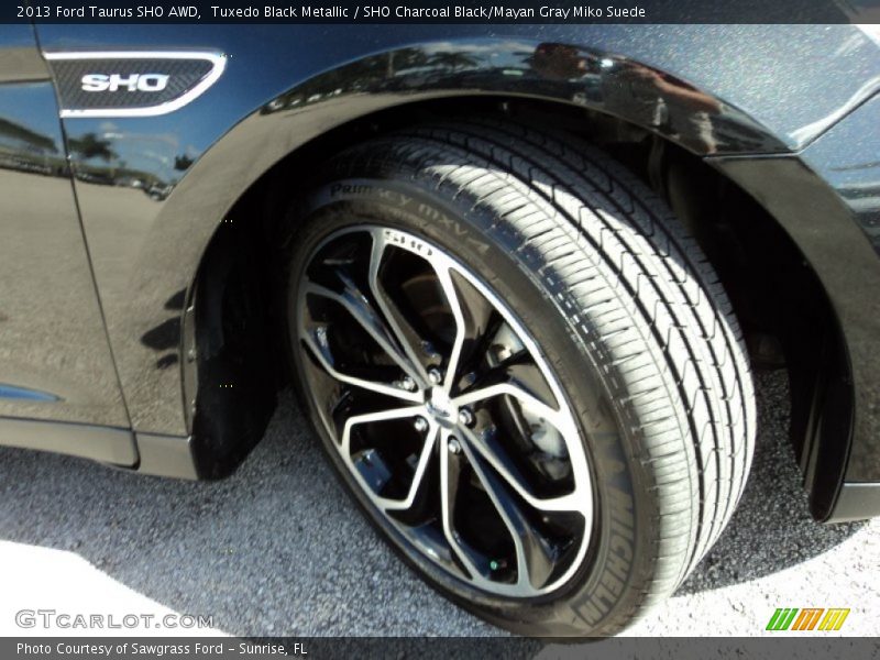 Tuxedo Black Metallic / SHO Charcoal Black/Mayan Gray Miko Suede 2013 Ford Taurus SHO AWD
