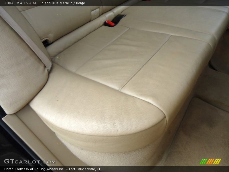 Toledo Blue Metallic / Beige 2004 BMW X5 4.4i
