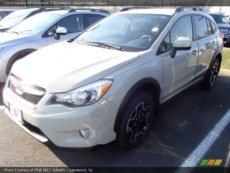 Desert Khaki / Black 2014 Subaru XV Crosstrek 2.0i Limited