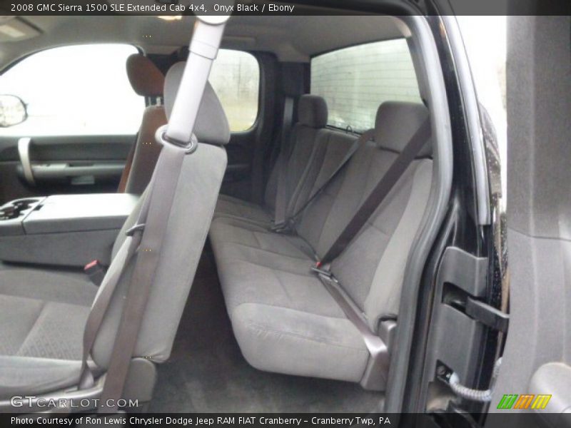 Onyx Black / Ebony 2008 GMC Sierra 1500 SLE Extended Cab 4x4