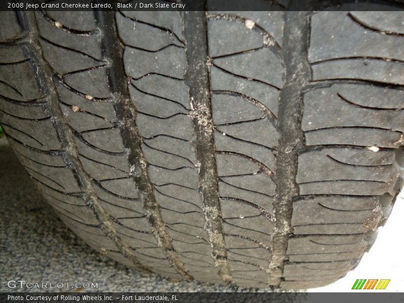 Black / Dark Slate Gray 2008 Jeep Grand Cherokee Laredo