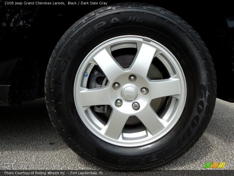 Black / Dark Slate Gray 2008 Jeep Grand Cherokee Laredo