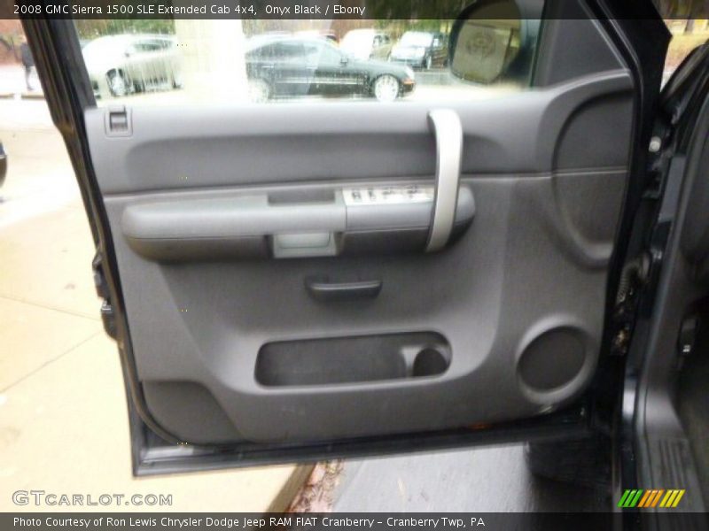 Onyx Black / Ebony 2008 GMC Sierra 1500 SLE Extended Cab 4x4
