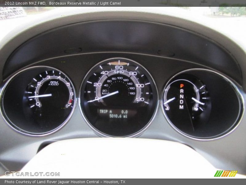 2012 MKZ FWD FWD Gauges