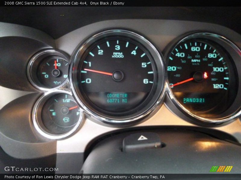 Onyx Black / Ebony 2008 GMC Sierra 1500 SLE Extended Cab 4x4
