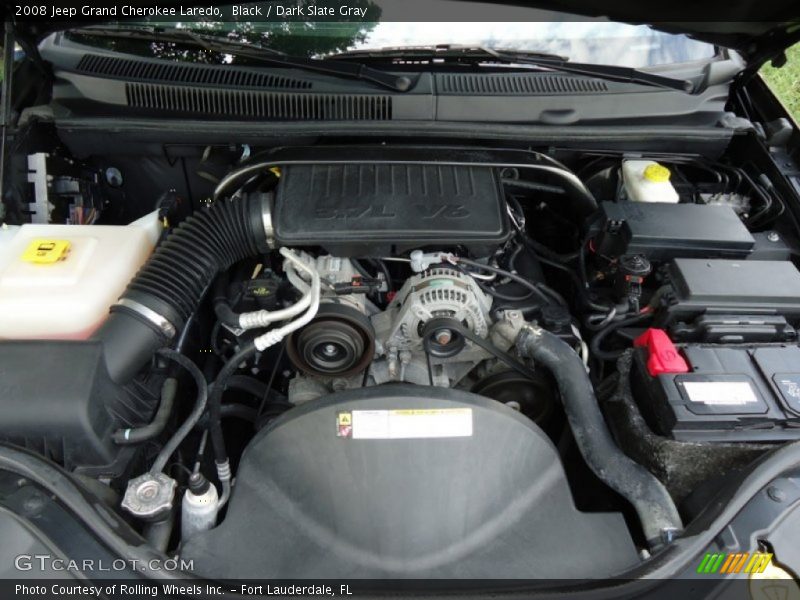 Black / Dark Slate Gray 2008 Jeep Grand Cherokee Laredo