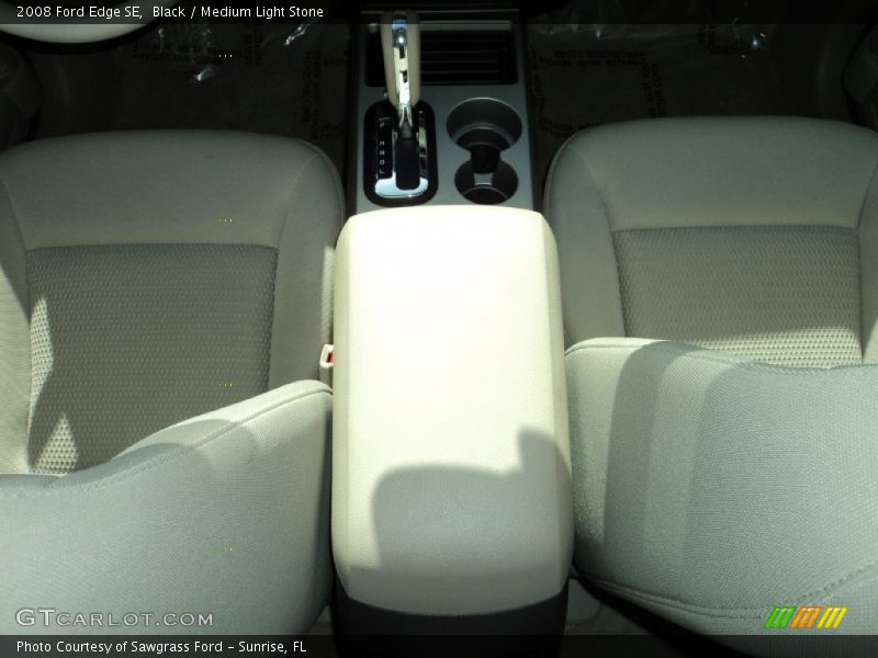 Black / Medium Light Stone 2008 Ford Edge SE