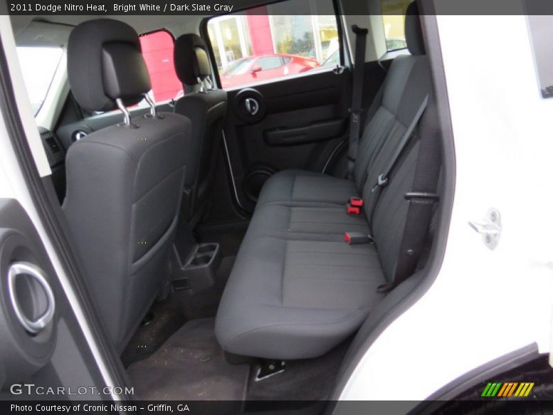 Bright White / Dark Slate Gray 2011 Dodge Nitro Heat
