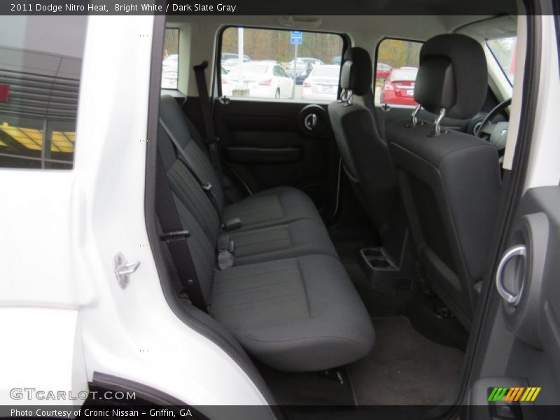 Bright White / Dark Slate Gray 2011 Dodge Nitro Heat