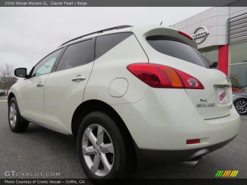 Glacier Pearl / Beige 2009 Nissan Murano SL