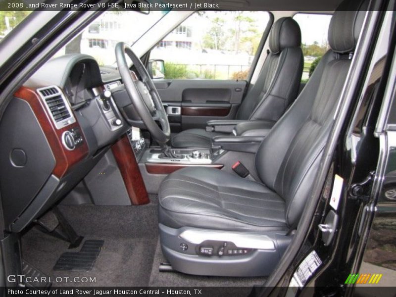 Java Black Pearlescent / Jet Black 2008 Land Rover Range Rover V8 HSE
