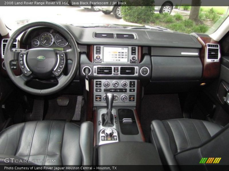 Java Black Pearlescent / Jet Black 2008 Land Rover Range Rover V8 HSE
