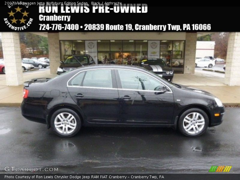 Black / Anthracite 2007 Volkswagen Jetta Wolfsburg Edition Sedan