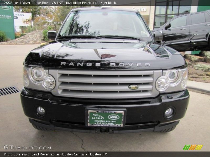 Java Black Pearlescent / Jet Black 2008 Land Rover Range Rover V8 HSE