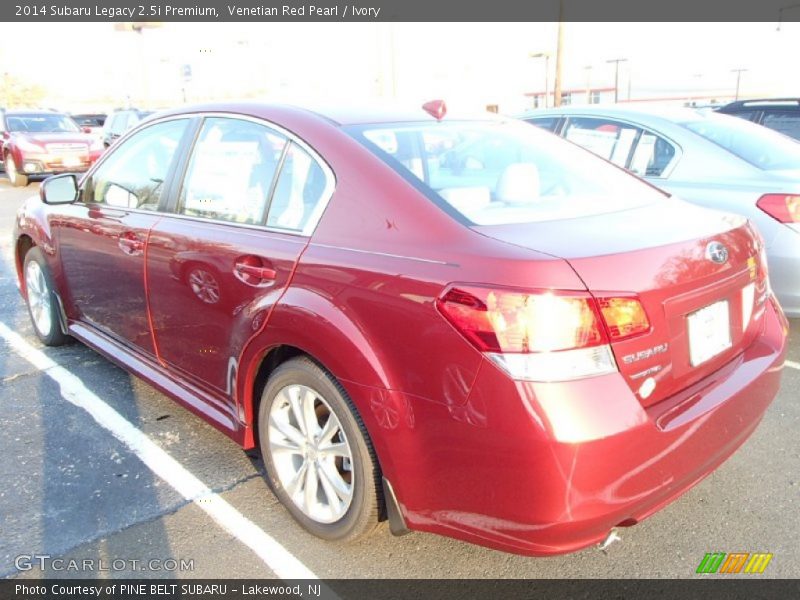 Venetian Red Pearl / Ivory 2014 Subaru Legacy 2.5i Premium