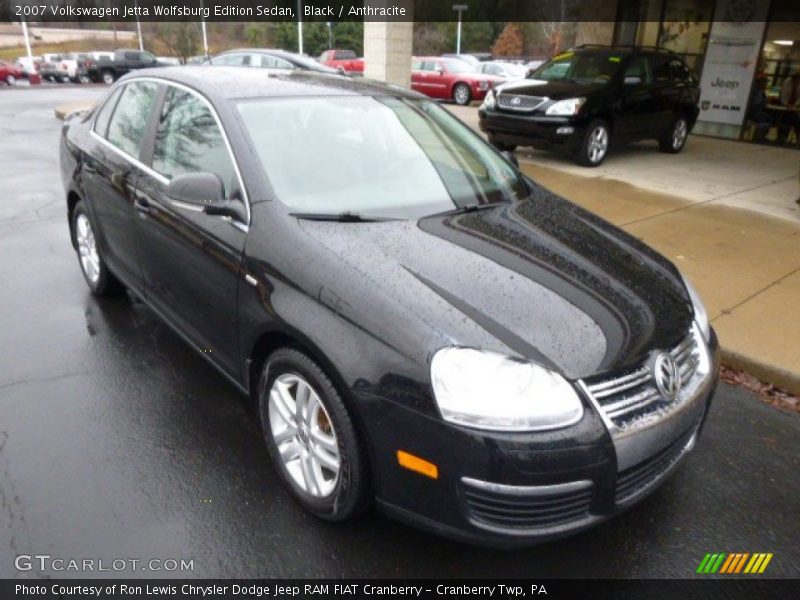 Black / Anthracite 2007 Volkswagen Jetta Wolfsburg Edition Sedan