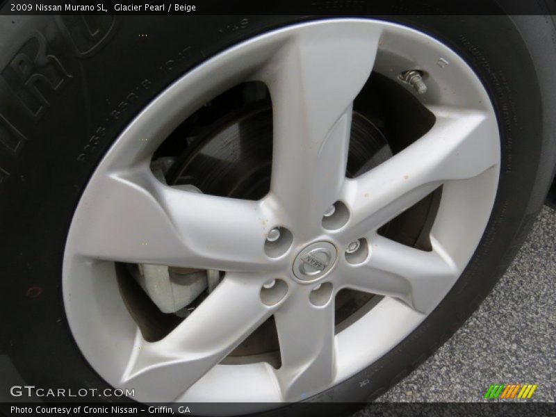 Glacier Pearl / Beige 2009 Nissan Murano SL