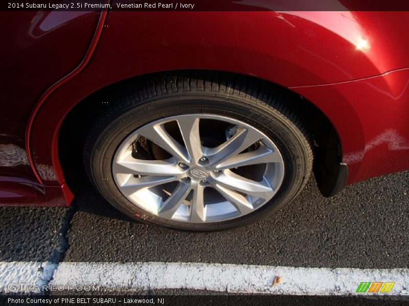 Venetian Red Pearl / Ivory 2014 Subaru Legacy 2.5i Premium