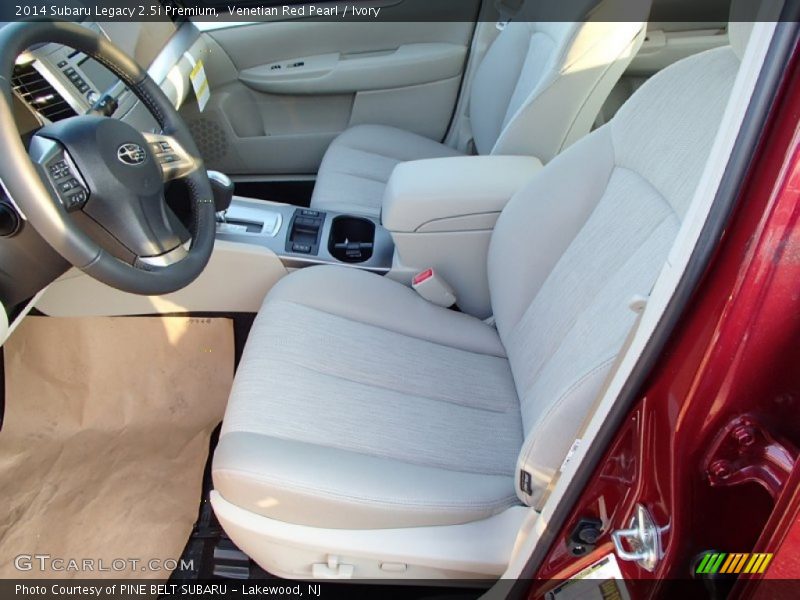 Venetian Red Pearl / Ivory 2014 Subaru Legacy 2.5i Premium
