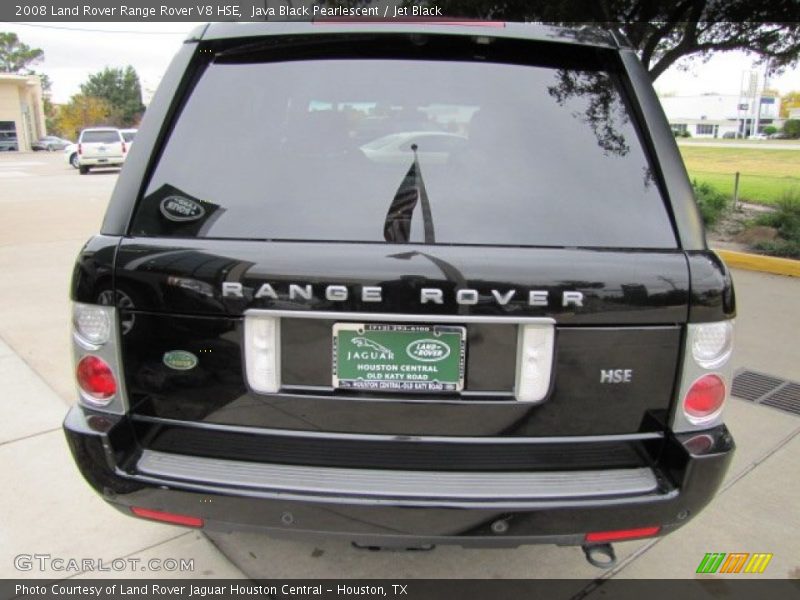 Java Black Pearlescent / Jet Black 2008 Land Rover Range Rover V8 HSE