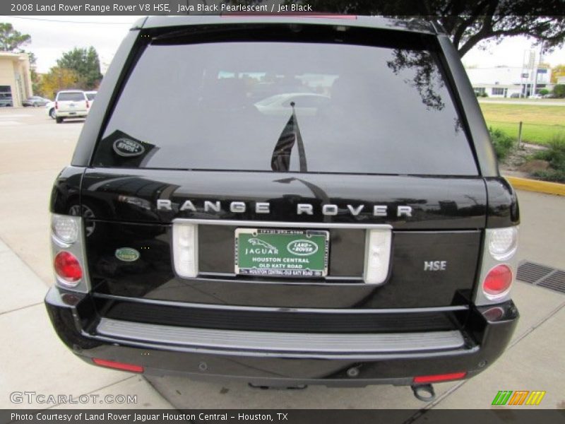 Java Black Pearlescent / Jet Black 2008 Land Rover Range Rover V8 HSE