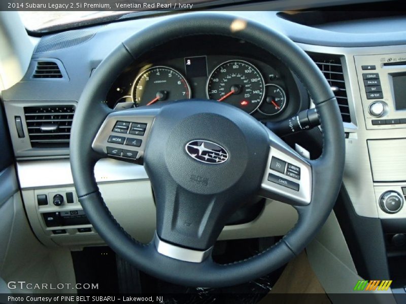 Venetian Red Pearl / Ivory 2014 Subaru Legacy 2.5i Premium
