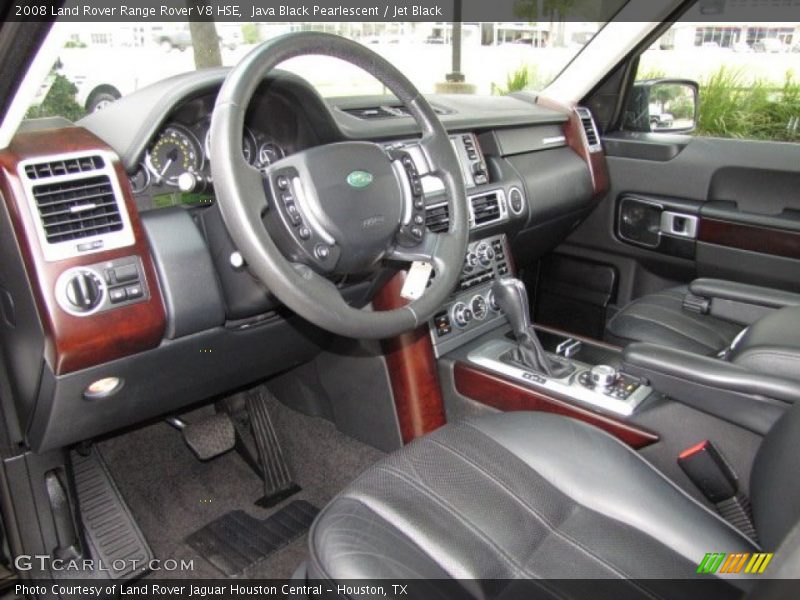 Java Black Pearlescent / Jet Black 2008 Land Rover Range Rover V8 HSE