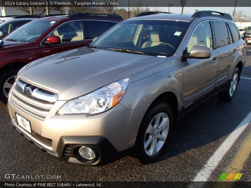 Tungsten Metallic / Ivory 2014 Subaru Outback 2.5i Premium