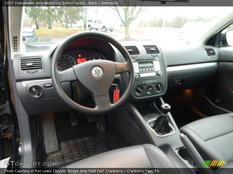 Black / Anthracite 2007 Volkswagen Jetta Wolfsburg Edition Sedan