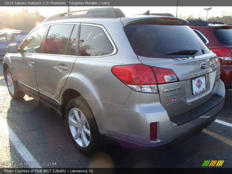 Tungsten Metallic / Ivory 2014 Subaru Outback 2.5i Premium