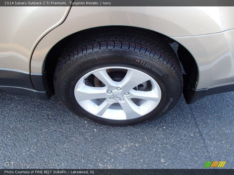 Tungsten Metallic / Ivory 2014 Subaru Outback 2.5i Premium