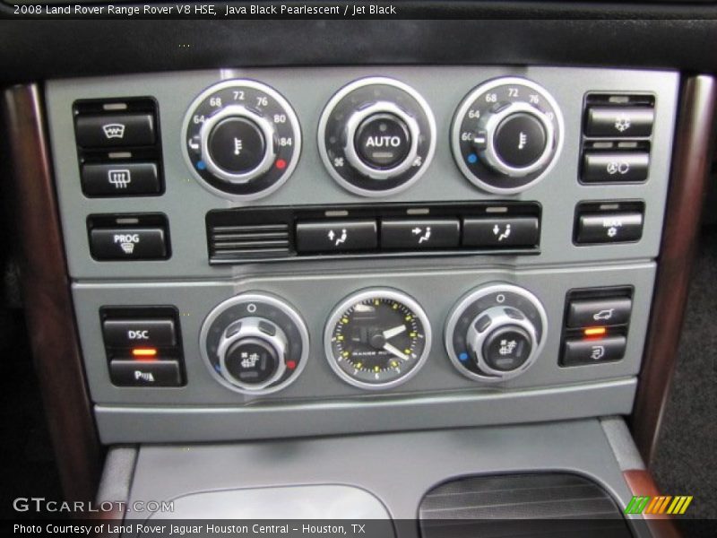Java Black Pearlescent / Jet Black 2008 Land Rover Range Rover V8 HSE