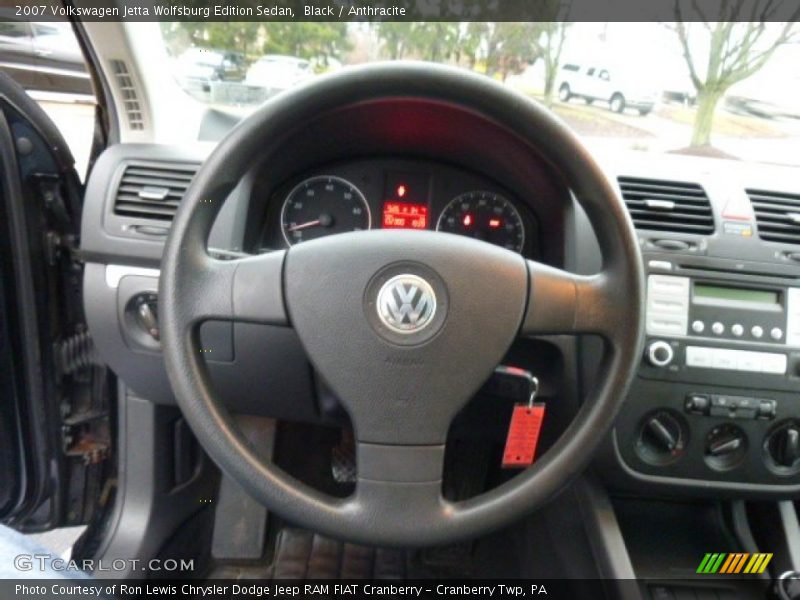 Black / Anthracite 2007 Volkswagen Jetta Wolfsburg Edition Sedan