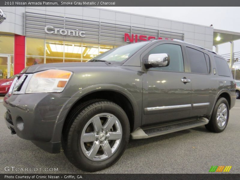 Smoke Gray Metallic / Charcoal 2010 Nissan Armada Platinum