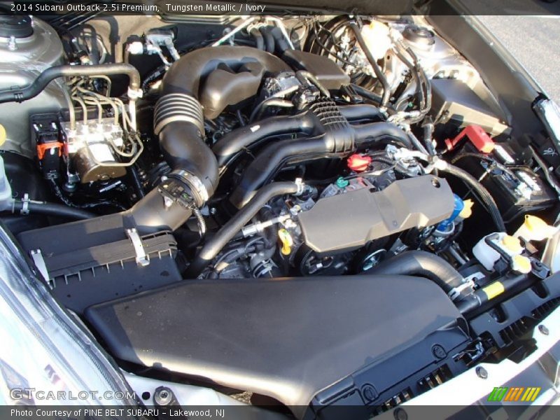 Tungsten Metallic / Ivory 2014 Subaru Outback 2.5i Premium