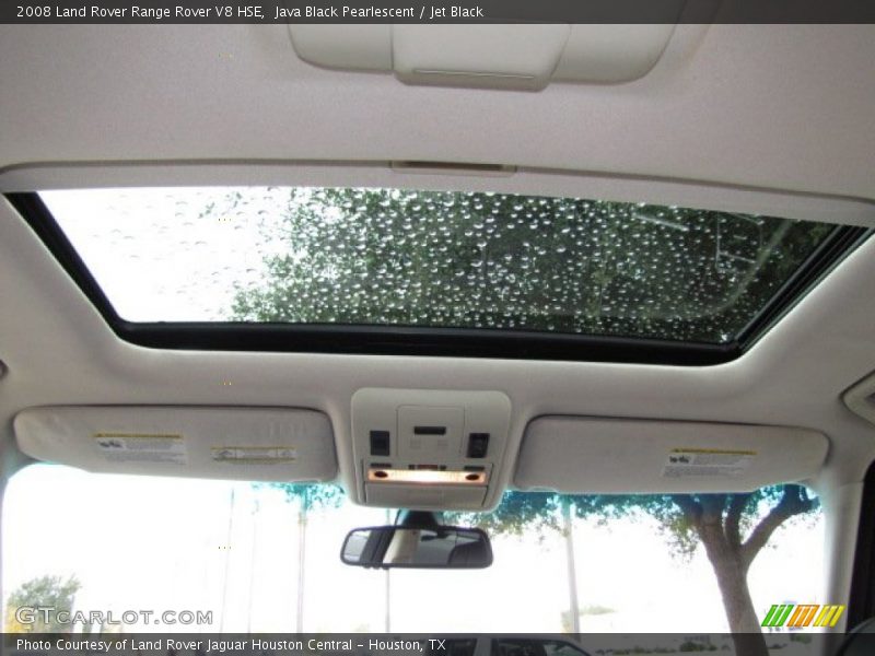 Java Black Pearlescent / Jet Black 2008 Land Rover Range Rover V8 HSE