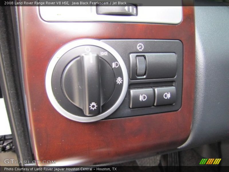 Java Black Pearlescent / Jet Black 2008 Land Rover Range Rover V8 HSE