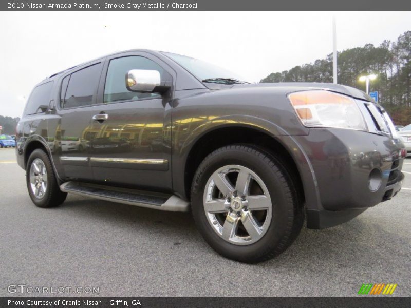Smoke Gray Metallic / Charcoal 2010 Nissan Armada Platinum