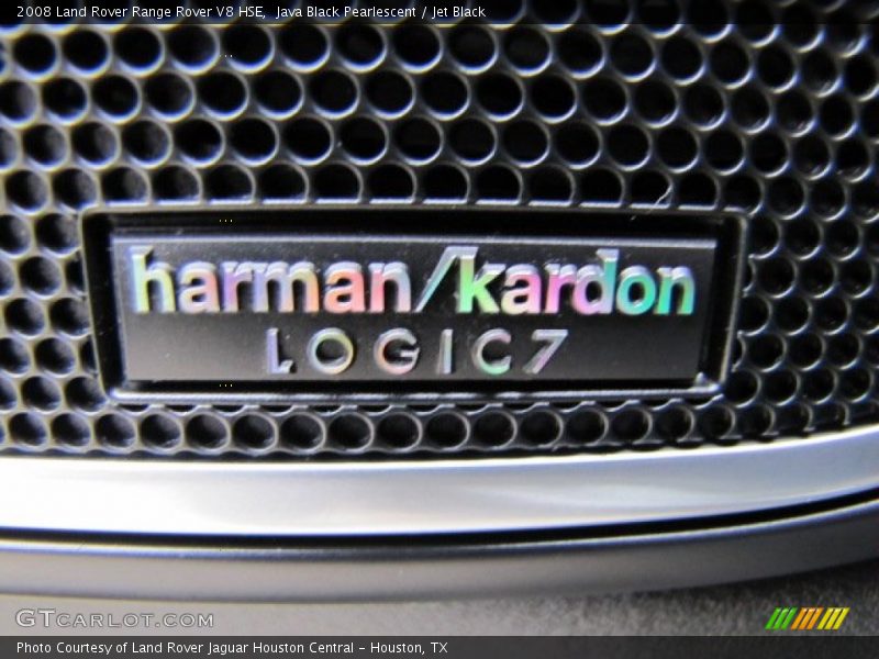 Java Black Pearlescent / Jet Black 2008 Land Rover Range Rover V8 HSE