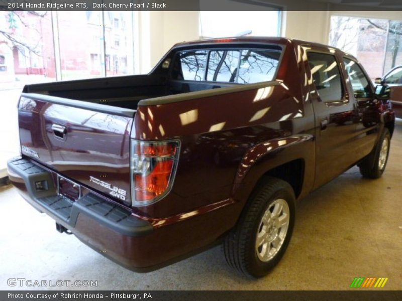Dark Cherry Pearl / Black 2014 Honda Ridgeline RTS