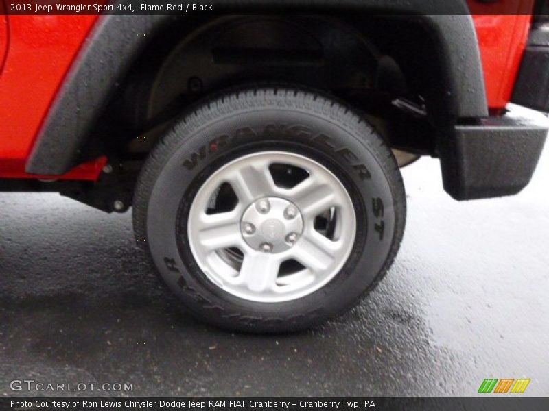 Flame Red / Black 2013 Jeep Wrangler Sport 4x4