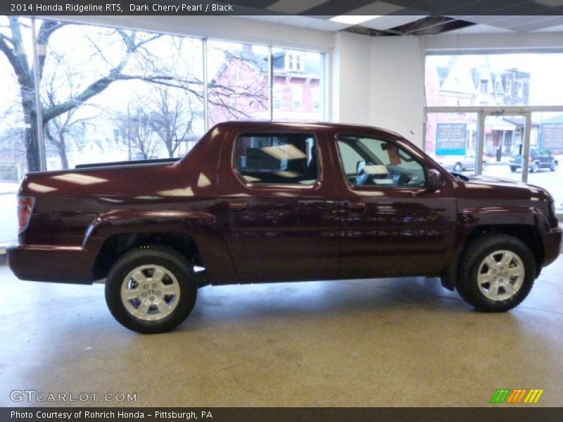 Dark Cherry Pearl / Black 2014 Honda Ridgeline RTS