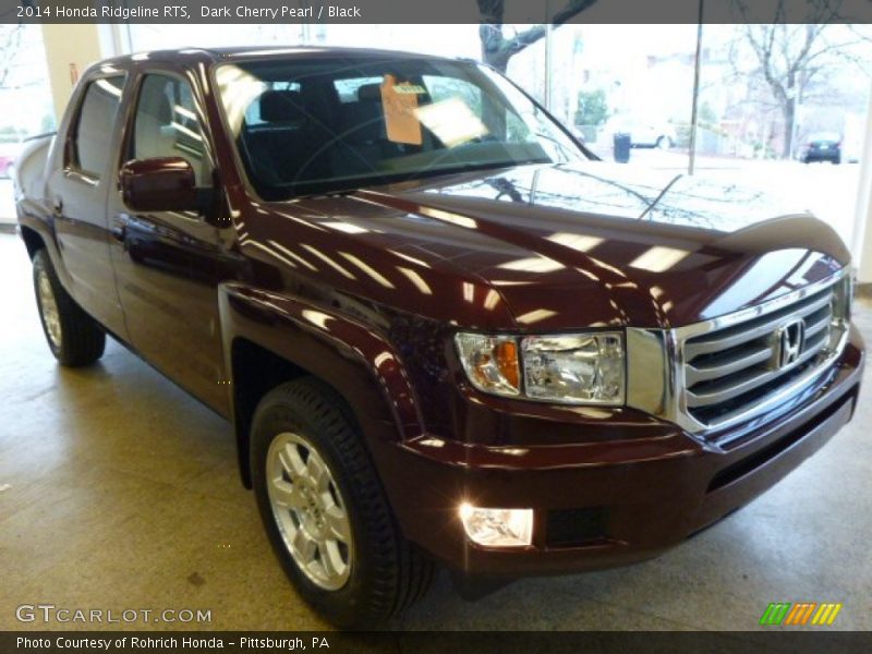 Dark Cherry Pearl / Black 2014 Honda Ridgeline RTS
