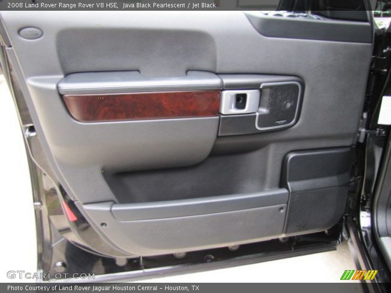 Java Black Pearlescent / Jet Black 2008 Land Rover Range Rover V8 HSE