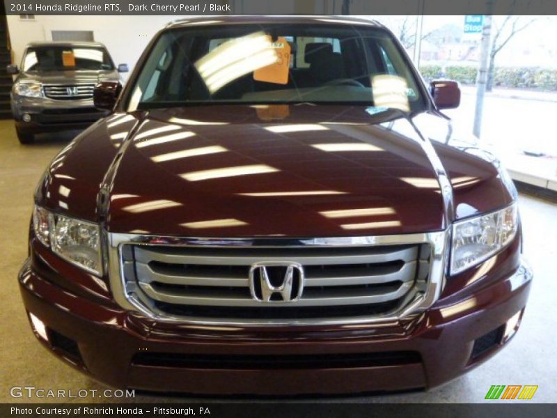 Dark Cherry Pearl / Black 2014 Honda Ridgeline RTS